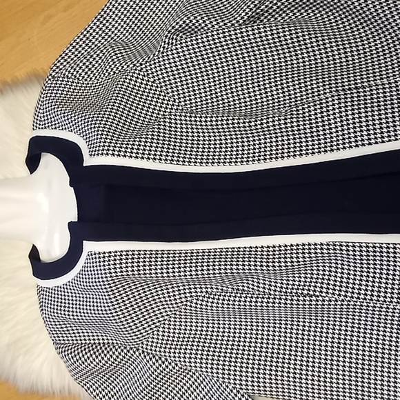 R & K Originals Blue Houndstooth Jacket - Picture 9 of 11